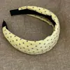 Diadema Ancho Estampado Estrellas Lunares Estilo Coreano para Mujer Retro Dulce Uso Diario Presionando el Cabello Diadema Versátil Femenino
