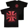 Talla Europea Algodón Twestironclassic Transfronterizo Vintagecrosschopperscaliforniacoas