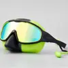 Gafas de Buceo Unisex Modelo Nuevo Transfronterizas con Tapones para los Oídos Integrados Antiperdida y Sello de Silicona Máscara de Natación Ahora Disponibles Transfronterizas
