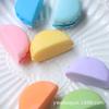 Macaron pintado de meio lado faça você mesmo resina comida e acessórios de jogo cola creme material de capa de telefone celular chaveiro pingente faça você mesmo