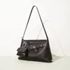 Bolso Bandolera de Hombro Estilo Dulce-Cool de Gama Alta, Bolso Cruzado Sencillo y de Moda para el Trabajo Diario, Bolso de Mano de Cuero Genuino con Diseño de Nicho