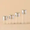 Fabricante em estoque 1-5ml frasco de amostra pequeno para teste frasco sub-frasco de líquido transparente marrom frasco de essência frasco pequeno de óleo essencial