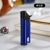 Encendedor Metálico Inflable Creativo, Alta Potencia, A Prueba de Viento, Brazo Basculante, Elegante Encendedor para Cigarros, Regalo Personalizado, Transfronterizo