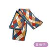 Estilo francês houndstooth lenço de seda faixa de cabelo retro das mulheres elegante amarração bolsa fita fina estreita longa faixa de fita acessórios para o cabelo moda