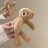 Osito de Peluche Súper Lindo con Scrunchie a Cuadros, con un Aspecto Elegante y Moderno, Perfecto como Accesorio para el Cabello de Niña