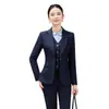 Nuevo traje de falda profesional de otoño e invierno para mujer, blazer de manga larga para mujer, uniforme de trabajo para gerente de recepción, traje profesional de oficina para el día a día