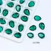 Cristal Dongzhou 6*8 Gota d'Água Transparente Pedras de Strass para Nail Art Super Brilhantes Gelo Transparente Sem Revestimento Inferior Pedras de Strass para Decoração DIY de Nail Art