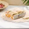 Empaque para Bento de Sándwich Pan de Crema de Carne Caja para Panecillos Rollo de Pastel Caja Rectangular para Pastel Bento