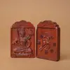 Fabricante de Colgantes de Madera de Azufaifo Golpeada por el Rayo Tallada Bodhisattva del Vacío Deidad Guardiana Buey del Zodiaco Tai Sui con Gran Suministro