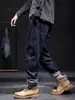 Jeans largos personalizados con letras para hombre, estilo Hong Kong, modernos, verano 2026, hip-hop, moda ins de alta calle, geniales