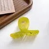Duo Wei Joyería Sentido de Alta Gama Pinza Grande de Ácido Acético Pinza de Tiburón para la Parte Trasera de la Cabeza Pinza de Cola de Cono Versátil Adorno para el Cabello
