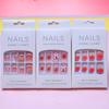 D018D lazo media longitud cabello liso de fábrica manicura ins nuevo +12 uñas postizas removibles lindas