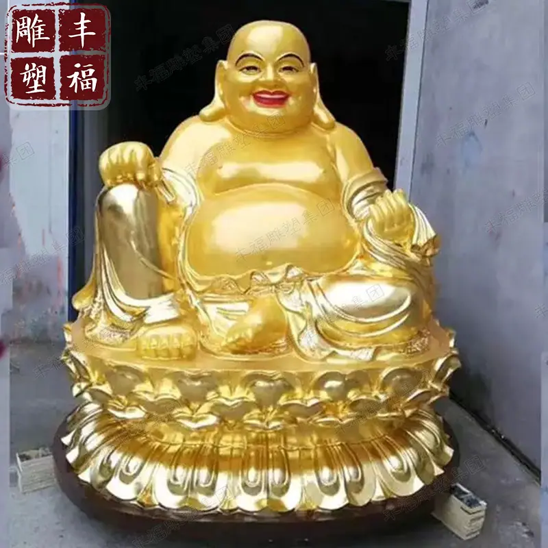 铜佛像弥勒佛雕塑