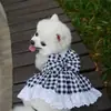 Mascota Gato Perro Cuerda de Tracción Ropa Falda de Princesa Perro Pequeño Bomei Teddy Correa de Pecho Cuerda para Pasear Perros Verano