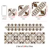 Pegatinas de Pared Decorativas Mate Autoadhesivas Meiji Creativas para Renovación de Dormitorio, Cocina, Baño, Pegatinas de Pared Decorativas Autoadhesivas Impermeables y a Prueba de Aceite