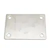 Armário de Exposição com Prateleira de Aço Inoxidável Placa de Base Quadrada com Flange de 4 Furos, Placa de Fixação de Corrimão de Coluna, Base de Placa de Suporte
