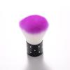 Ferramentas de nail art fornece escova de pó cabelo macio cogumelo cabeça de limpeza de pó de unha escova de pó blush pincel de maquiagem atacado