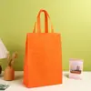Bolsas Dobráveis Não Tecidas em Estoque, Sacolas Impressas para Publicidade, Sacolas Tote Criativas Laminadas Não Tecidas, Grande Capacidade no Atacado