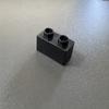 Compatible con base de bloques de construcción de partículas grandes Lego ladrillo grueso 1*2 2 agujeros orden piezas a granel juguetes educativos para niños