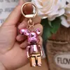 Llavero de Oso Acrílico Colorido Transfronterizo Moda Llavero Colgante para Coche Bolso Regalo Comercio Exterior Mayoreo
