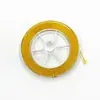 3/6/9/12/18 hilos de cordón dorado M2887 tejido a mano, hilo decorativo amarillo para trenzar, ensartar y hacer pulseras DIY