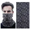 Pañuelo Mágico para Montar con Protección Solar al Aire Libre Bufanda Multifuncional Estampada Fantasma Europea y Americana Máscara de Calavera Toalla Mágica Variada