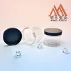 Pote PET reto personalizado de 350ML, pote de plástico transparente com boca larga e vedação, pote de embalagem vazio para lanches, confeitaria e produtos secos