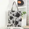 Fábrica de Origen Popular Transfronterizo Distribución Hilo Poliéster-Algodón Teñido en Hilo Jacquard Bolso de Viaje Portátil Bolso de Mano Plegable Bolso Cruzado