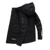 Chaqueta de Trabajo de Algodón Puro Talla Grande para Hombre Chaqueta de Primavera y Otoño Múltiples Bolsillos Moda para Hombres de Mediana Edad y Mayores Delgada Transfronteriza