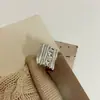 Moda irregular onda malha tecida metal botão botão de metal botão decorativo de roupa para casaco de lã terno casaco superior