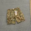 Pantalones cortos cargo de camuflaje para hombre con bolsillos grandes, marca de moda, nuevos shorts casuales de longitud media estilo montaña para deportes al aire libre de verano