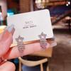 Brincos de borla com estrelas de diamante completos para mulheres 2025, novo design de nicho de temperamento, brincos de super fadas, atacado