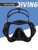 Gafas de buceo nuevas para hombre y mujer adultos, montura grande, espejo de silicona, máscara de esnórquel, gafas de buceo totalmente secas, equipo, transfronterizo