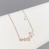 Collar de Estrella de Cinco Puntas de Moda Estilo Coreano para Mujer Chapado en Oro Real Concha Cadena Clavicular Diseño de Nicho Sentido Lujo Ligero Cadena de Collar Joyería de Moda