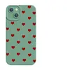 Funda para iPhone 16 con forma de manzana y corazón pequeño más vendida de Amazon, textura mate, funda suave antigolpes para 18 Pro Max
