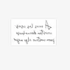 Adesivos de Tatuagem Espanhóis Manuscritos Simples, Frases Inspiradoras para Crescimento, À Prova d'Água, Resistentes ao Suor, Não Refletivos