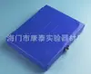 Caixa de porta-objetos de vidro com 100 compartimentos Caixa de lâminas ABS com fecho de fivela de ferro Caixa de porta-objetos de vidro pode acomodar 100 porta-objetos de vidro