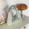 Bolsa de Hombro de Lona Estilo Coreano Ins para Primavera 2026, Bolso de Mano Casual para Viajes de Gran Capacidad, Bolso de Hombro para Estudiantes