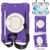 Capa Protetora para iPad Silicone Anti-Queda 9ª Geração 10.2 polegadas Capa para Tablet Apple Bolsa Infantil Suporte Horizontal e Vertical Colorida
