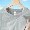 Camiseta de Manga Corta de Malla Panal de Algodón Puro 2026 Verano Nuevo Estilo Suave, Cómoda, Informal, Holgada y Versátil Top de Media Manga