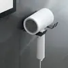 Suporte para Secador de Cabelo sem furos banheiro banheiro Suporte para Secador de Cabelo ferro armazenamento de secador de cabelo suporte de parede