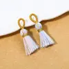 Borla Dorada de 4 cm Mini Colgante de Borla Estilo Tíbet Accesorios para Joyería DIY Materiales para Colgantes de Borla Venta al por Mayor