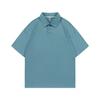 Polo holgado de marca de moda para padres e hijos, para hombres y mujeres, niños, Europa y América, comercio exterior de Amazon, solapa, manga corta, algodón puro.