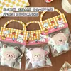 Colgante de Felpa de Lana de Dibujos Animados, Muñeca Linda, Colgante de Muñeca Pequeña, Llavero de Regalo, Colgante Decorativo para Mochila de Muñeca