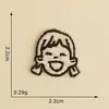 Patches de tecido termocolante estilo coreano com animais, patches de bordado para animais de estimação, patches artesanais para DIY, pequenos patches de pudim com adesivo termocolante