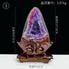 Geodo de Cristal de Ametista Natural do Brasil e Uruguai, um Ornamento de Cristal de Alto Padrão para Casa e Escritório