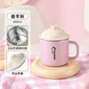 Copo de Água Série Estudante Aço Inoxidável 304 Copo de Café da Manhã Estudante com Tampa Copo Especial Exquisito para Café e Leite de Escritório