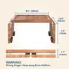 Mesa Bandeja para Reposabrazos de Sofá Mesa Plegable de Madera para Reposabrazos Bandeja Perezosa para Reposabrazos de Sofá Mesa de Snacks Venta Caliente Transfronteriza