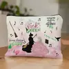 Transfronterizo Temu Amazon Calabaza Oscura de Halloween Bruja Bolsa de Maquillaje de Gran Capacidad Almacenamiento Neceser Bolso de Mano