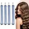 Rizador de Pelo de Goma y Gamuza Amazon Transfronterizo con Gancho, Rizador de Pelo sin Calor, Herramienta de Peinado para Dormir Perezoso, Herramienta Mágica Rizadora de Cabello de Olas Grandes